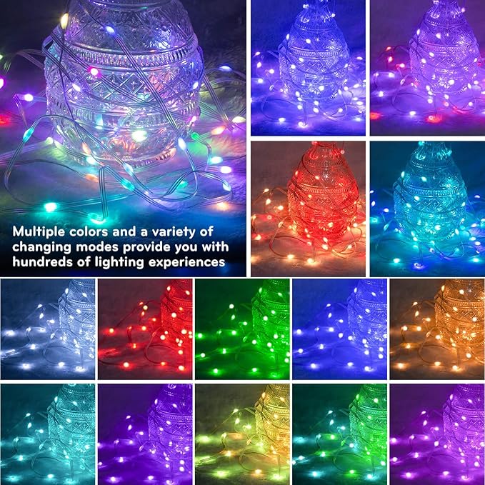 64ft/20M Fairy Strip Lights Remote & App Control