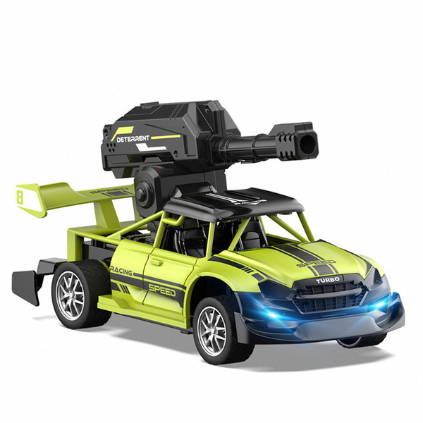 Remote Control Rechargeable Gel Blaster Ball Shooter 4 Channel Car Toy Car With 1000 Gel Balls - 8 inches - Red