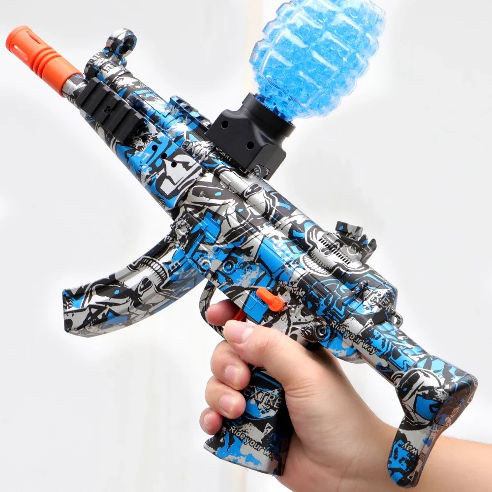The Ak47 Boy Toy Gun Game Eat Electric Boy Continuous Release Doodle Is The Same Chicken Soft Bullet Paintball Gun
