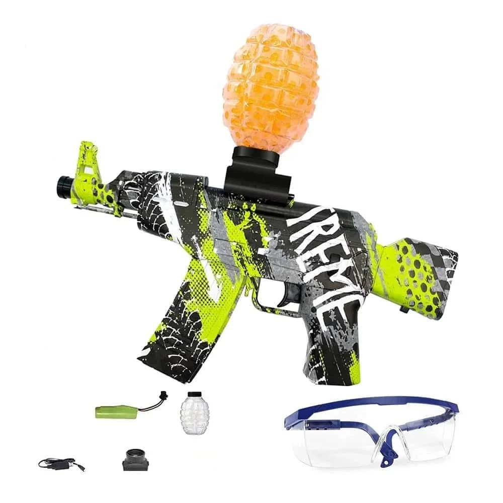 Splatte M4 Gun Free Gel Bombs Electric Gelblasterstoy Manual/Automatic Eco-Friendly Splatter Ball Blaster Squirt Boy Toys