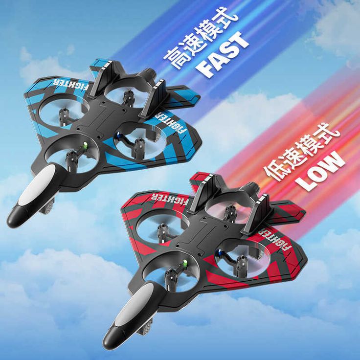 EPP Foam Remote Control Foam Fighter Rechargeable 2.4G Stunt Four Motor Helicopter Durable Gravity Sensing RC Hobby Jet Plane